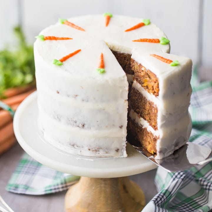 carrot cake and cream cheese