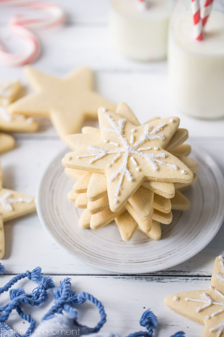 I make these vanilla cutout cookies every year, and they never disappoint! So easy to make, the dough is great to work with, and they absolutely, positively, DO NOT SPREAD when you bake them. Perfect for decorating with royal icing. food desserts cookies