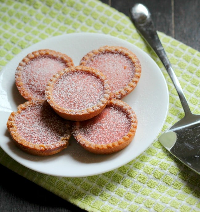 Blood Orange Tarts with Biscoff Cookie Crust