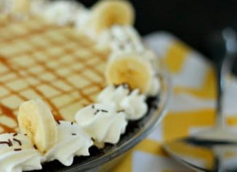 Banana Cream Pie with Coffee Caramel