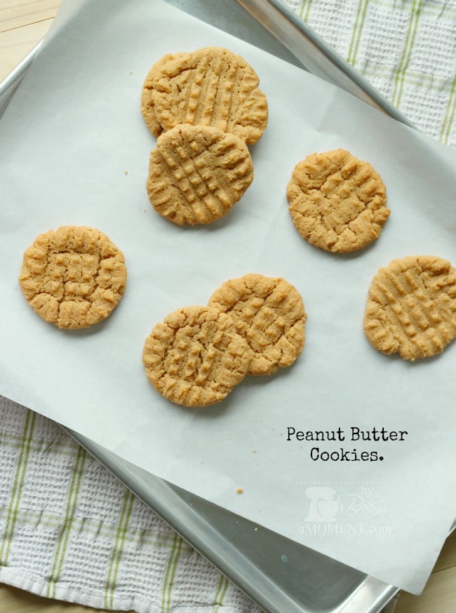 Gluten Free Peanut Butter Cookies | Baking A Moment