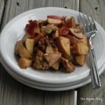 Maple Apple Pie-Crisp with Cheddar Crust & Bacon Crumb Topping by Sarah K. of The Pajama Chef