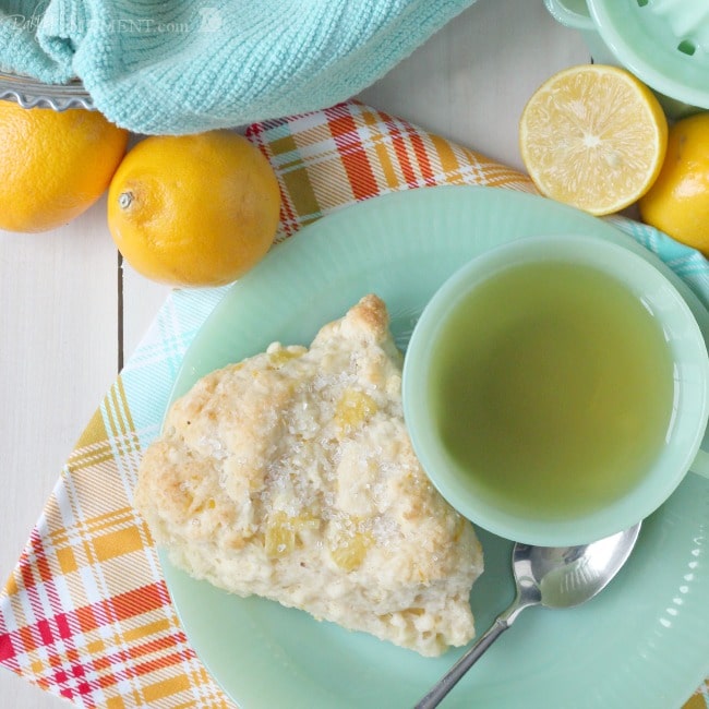 Meyer Lemon Mascarpone Scones | Baking a Moment