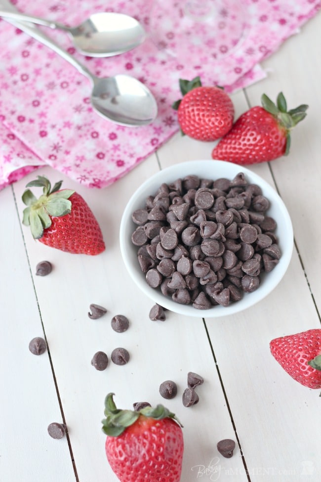 Strawberry Rose Chocolate Verrines | Baking a Moment