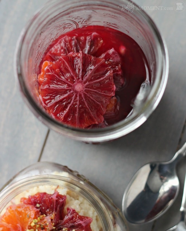 Blood Oranges in Vanilla Cardamom Syrup | Baking a Moment