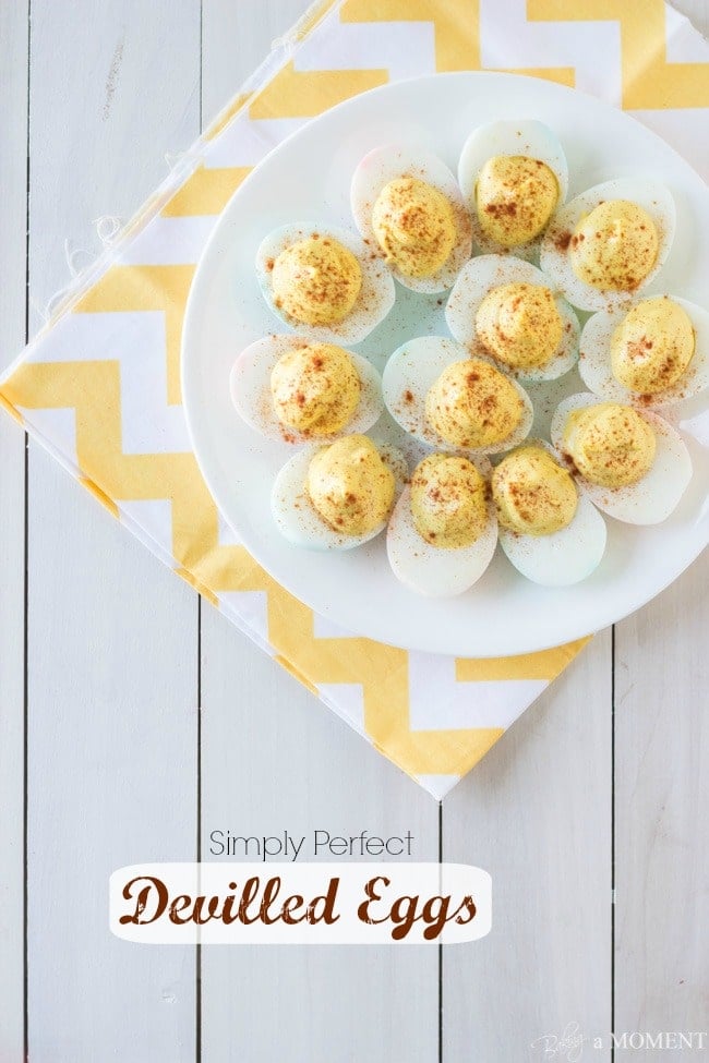 Simply Perfect Devilled Eggs | Baking a Moment