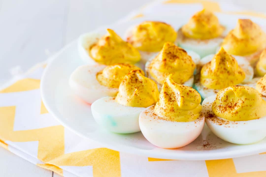 Amazing Deviled Eggs: great bring-along recipe -Baking a Moment My Deviled Eggs Are Too Salty