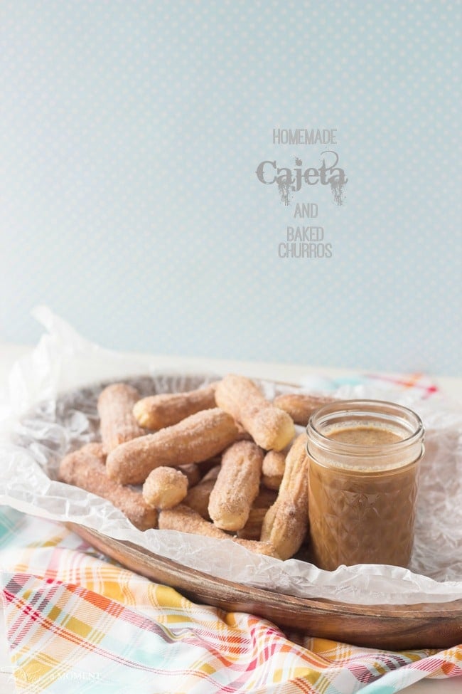 Homemade Cajeta and Baked Churros | Baking a Moment