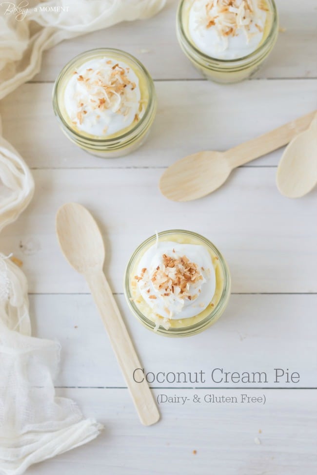 Coconut Cream Pie (Dairy- & Gluten-Free) | Baking a Moment