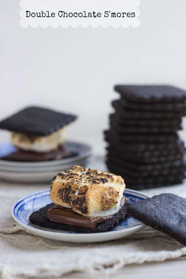 Double Chocolate S'mores | Baking a Moment
