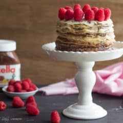 Nutella Crepe Cake | Baking a Moment