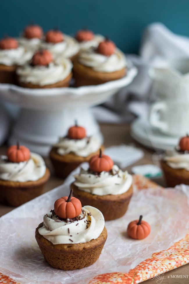 Pumpkin Chai Cupcakes | Baking a Moment