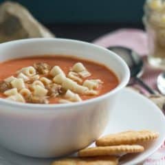 Easy Blender Tomato Soup | Baking a Moment