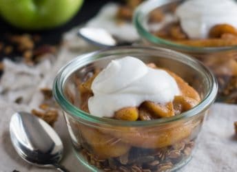 So delicious I couldn't believe it was gluten-free! And dairy-free too! The best granola recipe ever for fall, and everything's sweetened with maple syrup so there's no refined sugar. It's just like apple pie!