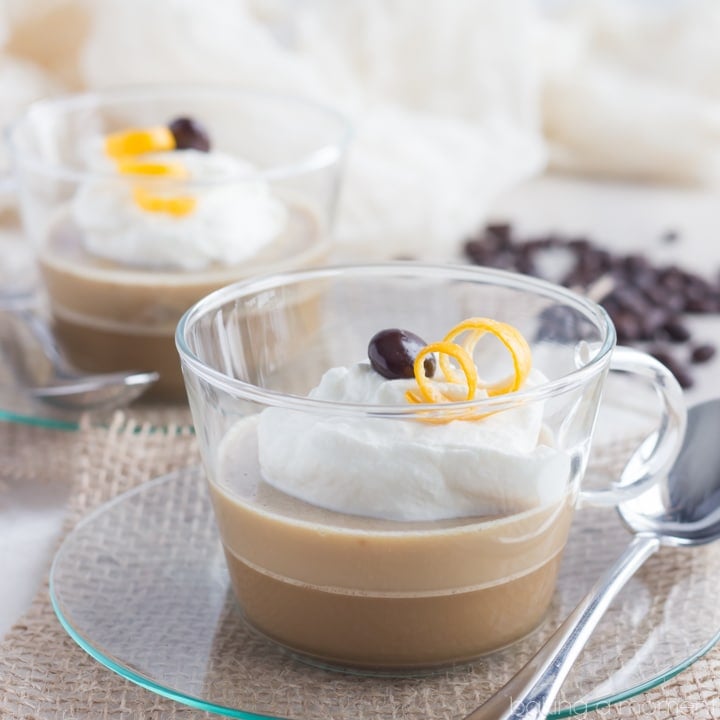 Coffee Custards spiked with Kahlua, Bailey's, and Grand Marnier!  These B-52 inspired dessert treats are low-carb and guilt-free  ;) 