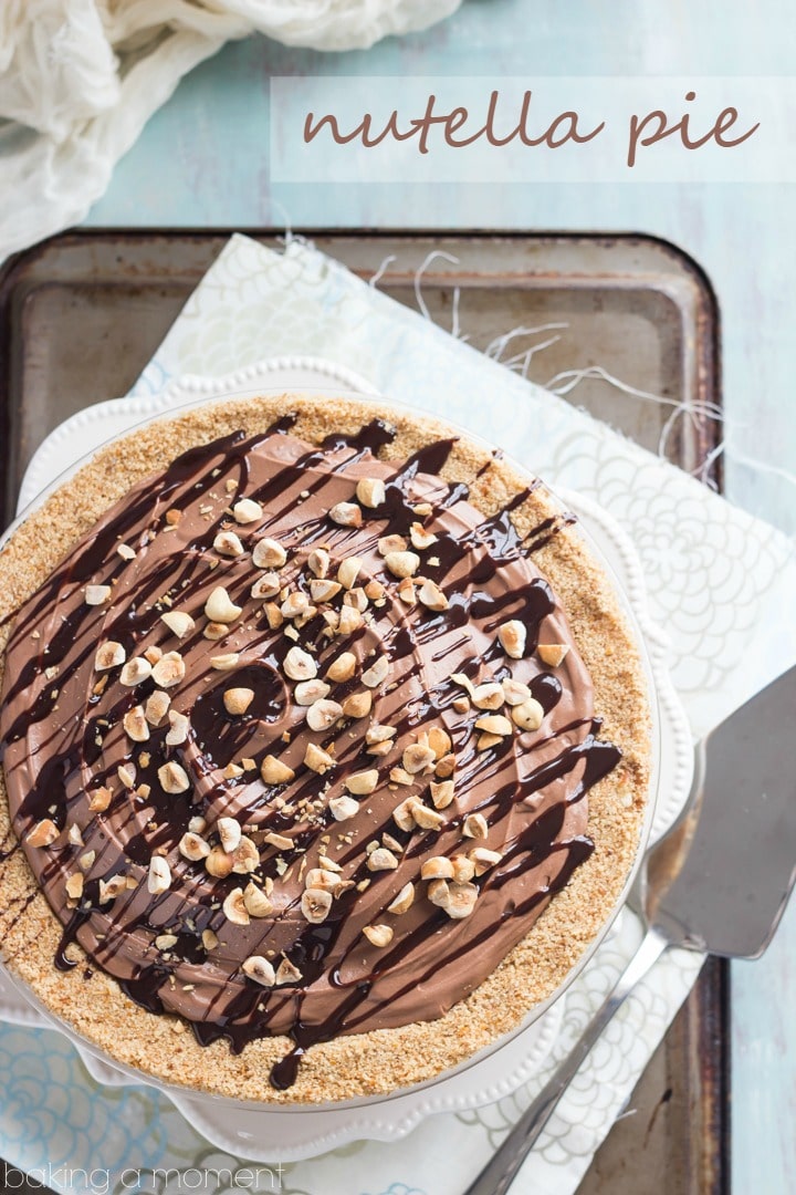 OMG Nutella Pie! Can you even? 