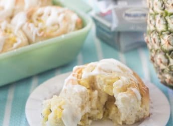 Pineapple Sweet Rolls- these were amazing! So soft and gooey, and that cream cheese drizzle on top was to die for! #OnlyPhiladelphia #MyCreamCheese @LoveMyPhilly #sponsored