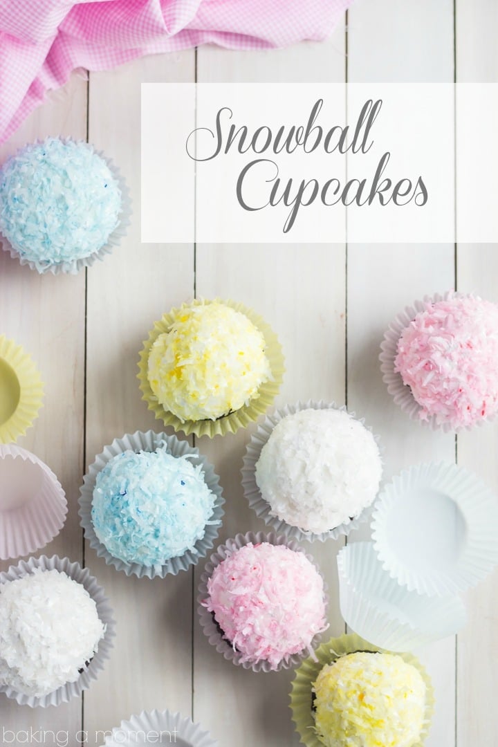 So fun for Spring! Loved the pretty pastel on these coconut snowball cupcakes. The marshmallow frosting was perfection and this is THE BEST chocolate cupcake recipe EVER! 