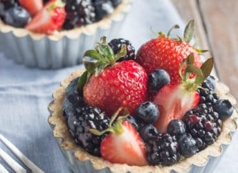 These gorgeous berry tarts were so simple to make and they tasted so good I couldn't believe they were GF & DF!