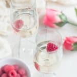 The perfect drink for Valentine's or Mother's Day- Champagne and Roses Cocktail! So fun & special :)