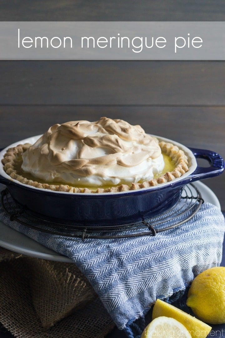 Homemade Lemon Meringue Pie- Such a classic! Love this in the summer.