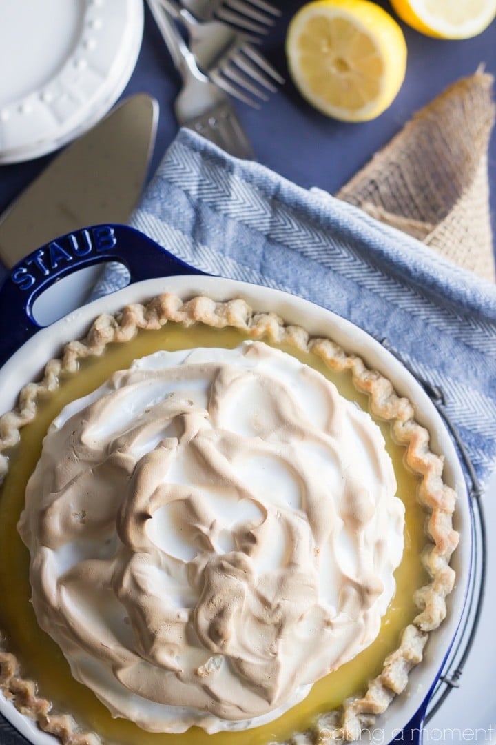 Homemade Lemon Meringue Pie- Such a classic! Love this in the summer.