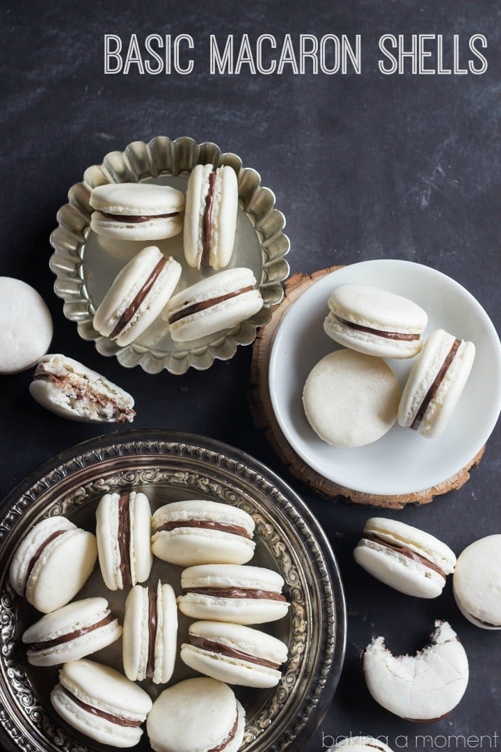 How to make basic macaron shells.  These really aren't that hard!  