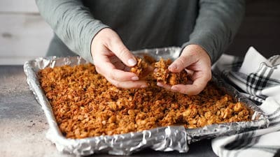 Craveable Peanut Butter Granola: Easy Recipe! -Baking a Moment