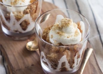I loved that I could make coffee granita without having to scrape it every hour! This came together in minutes and it tasted just like a S'mores Frap only better. Such a refreshing summer pick-me-up!