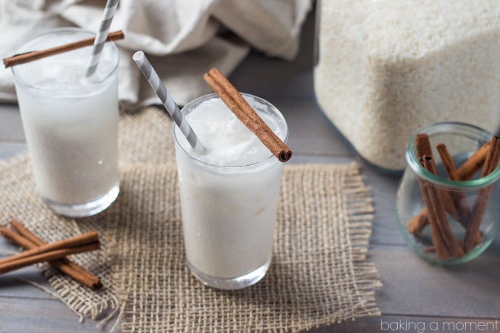 Coconut Horchata- tastes just like a rice pudding milkshake, with a hint of tropical coconut :) 