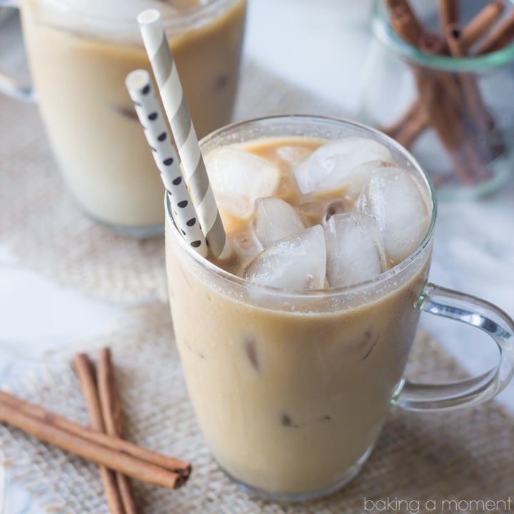 Coconut Horchata Iced Coffee - Baking a Moment