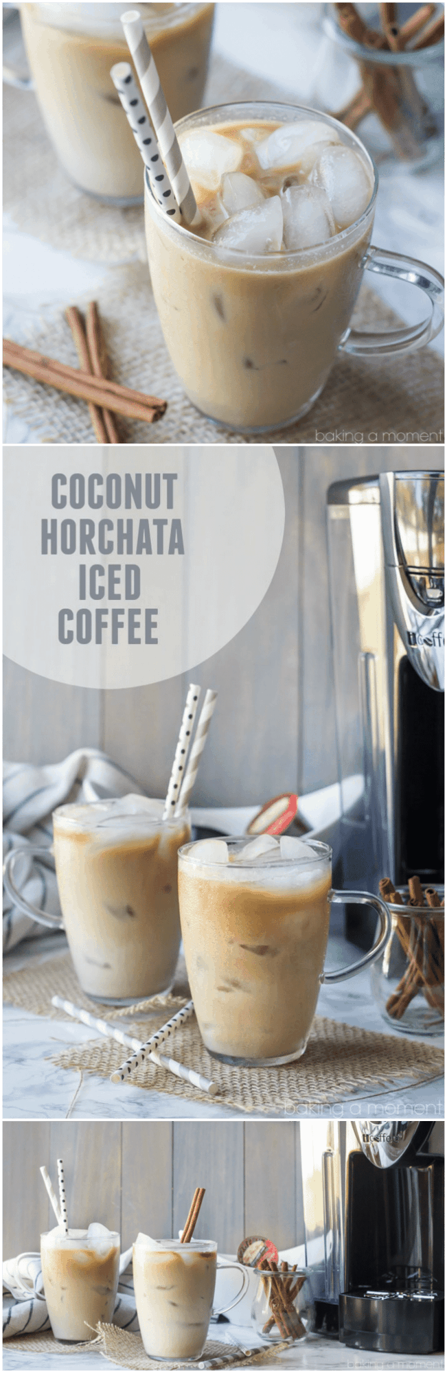Coconut Horchata Iced Coffee: This iced coffee is so creamy I could hardly believe it was dairy-free.  Loved those hints of coconut, almond, and cinnamon too! 