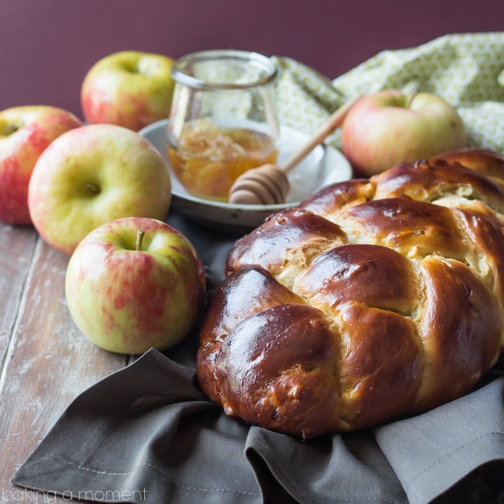 Honey Apple Challah- start off a sweet New Year with this slightly sweet, moist, and egg-y bread recipe.