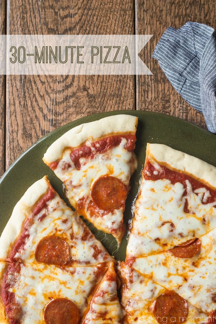 30-Minute Pizza: Such a timesaver and always a hit with the kiddos! #bakealittleextra #ad @BeABetterBaker