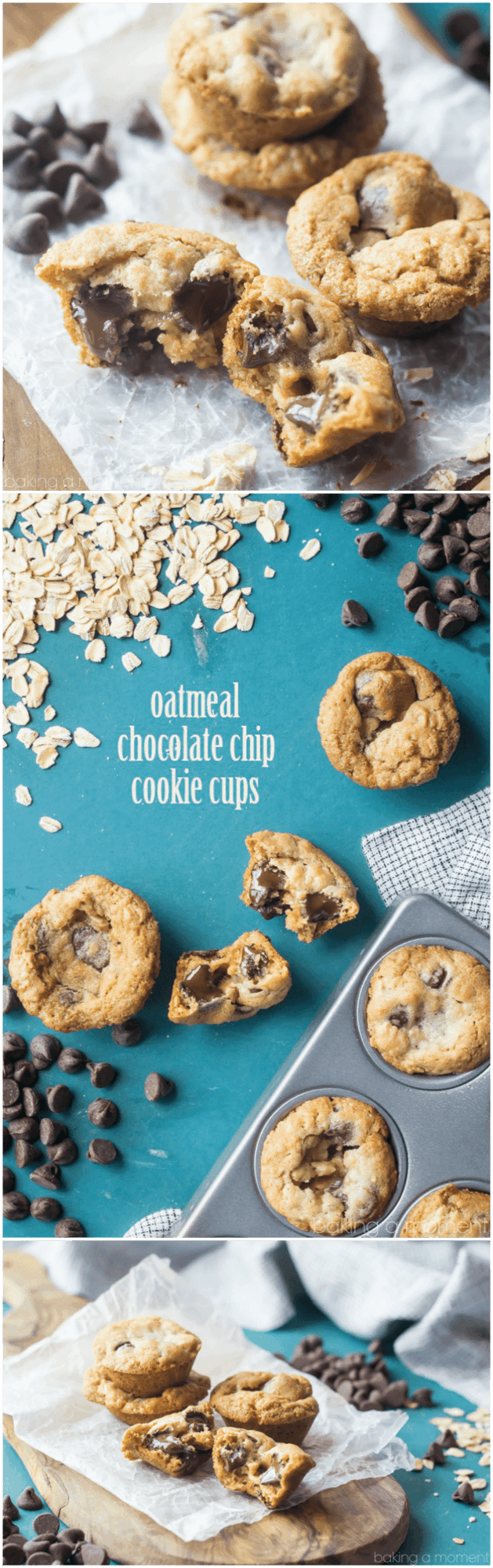 Oatmeal Chocolate Chip Cookie Cups- I make these for my kids all the time. So easy & convenient and they LOVE them!