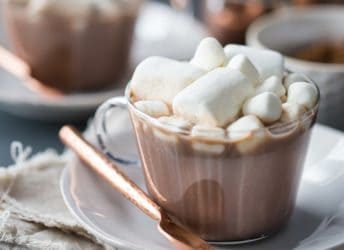 Best tasting hot cocoa ever, and so simple to make! I did this in my microwave- took just over a minute, and I had all the ingredients already on hand.