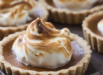 Pumpkin Meringue Tarts with a Buttery Shortbread Crust- Loved that these were made with whole wheat and had no refined sugar! The maple flavor pairs so nicely...
