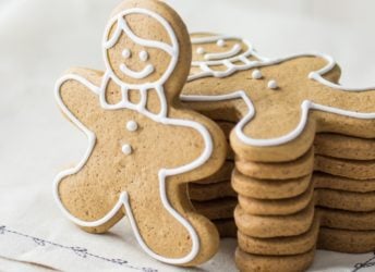 The best gingerbread cookie recipe I've ever tried- these kept their neat edges while baking and didn't spread at all! Tons of flavor, and a really nice texture too that's not too hard to bite :)