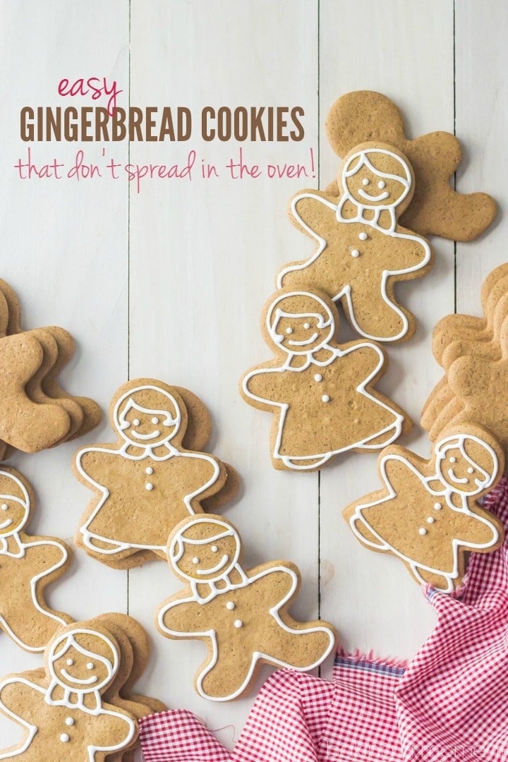 The best gingerbread cookie recipe I've ever tried- these kept their neat edges while baking and didn't spread at all! Tons of flavor, and a really nice texture too that's not too hard to bite :) 