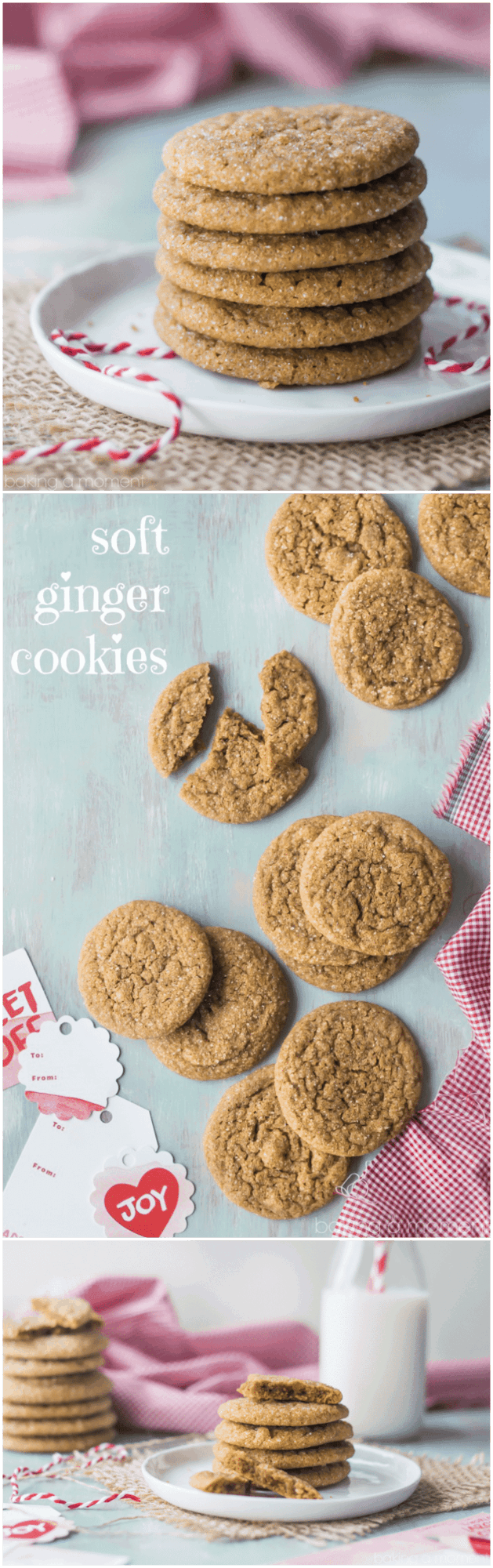 The perfect ginger cookie! These are soft and a little chewy, with a warm spiciness from the ginger and a sparkly, crunchy sugar coating. #BHGCookieExchange