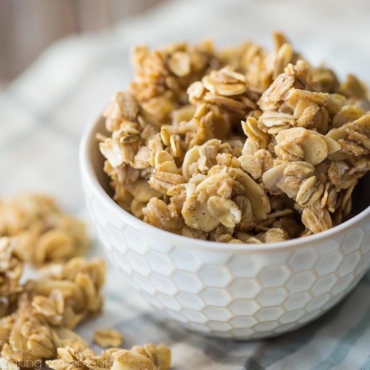 Best ever basic granola recipe- this can be customized in a million different ways, but it's really amazing as-is too! 