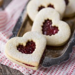 Raspberry Linzer Cookies- these are such a classic! The flavor was spot on with this recipe: buttery, tender cookie + fresh, bright raspberry flavor. Definitely making again!