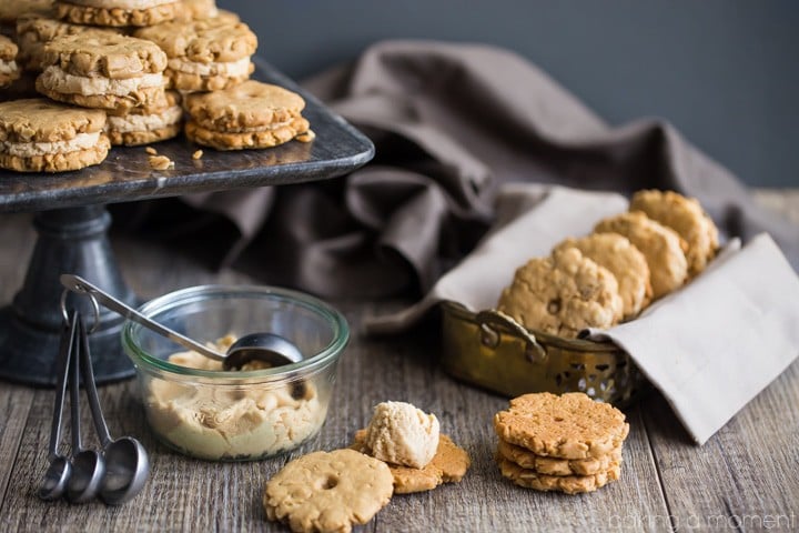 These homemade Do-Si-Dos were even better than the original Girl Scout Cookie! Loved the crunchy peanut butter oatmeal cookies, and could've eaten that peanut butter creme filling with a spoon! 