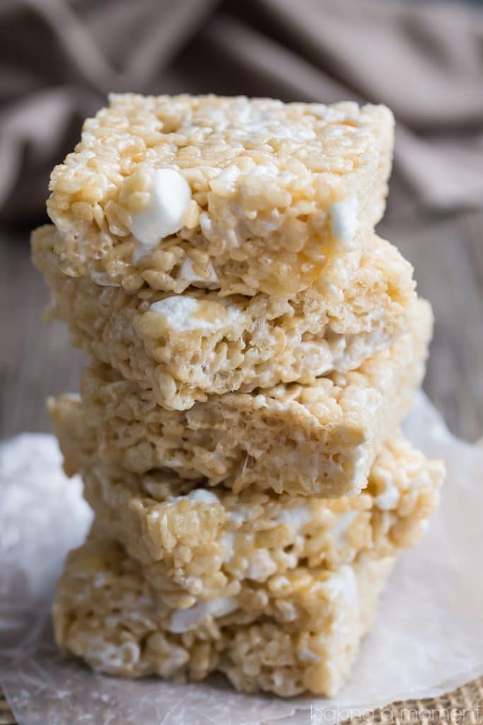 Simply Perfect Rice Krispie Treats - Baking A Moment