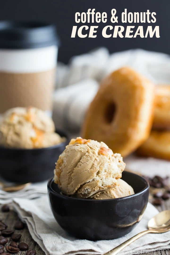 Coffee and Donuts Ice Cream- *might* be the best ice cream flavor ever. 