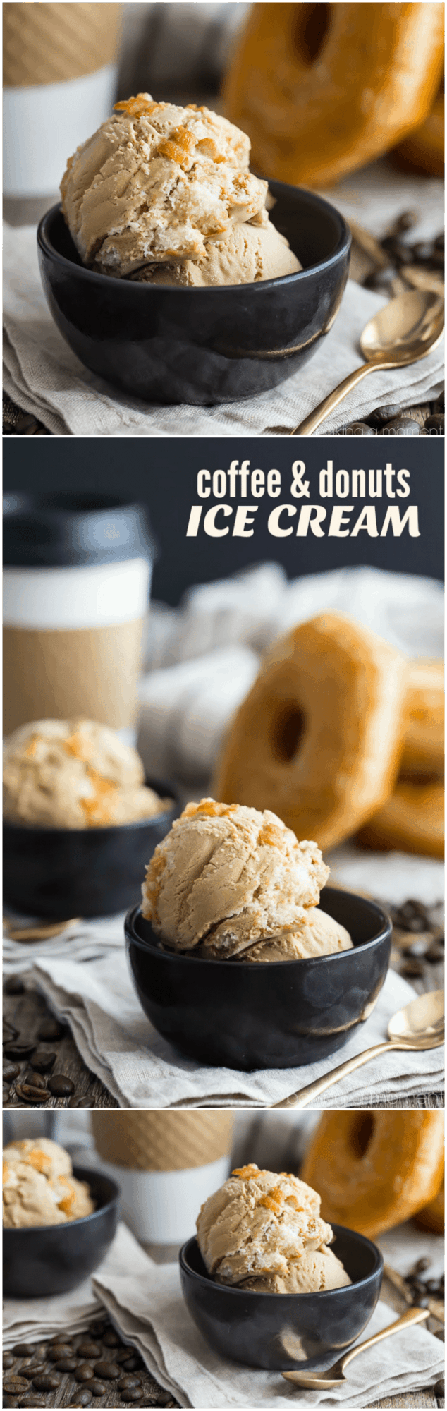 Coffee and Donuts Ice Cream- *might* be the best ice cream flavor ever. 