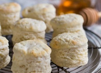 Tall, fluffy buttermilk biscuits just like your Southern Grandma made! Only 3 simple ingredients!