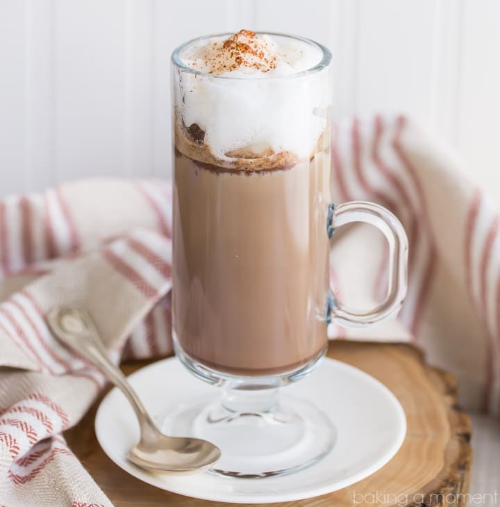 How to Make a Chile Mocha Latte at Home- this tastes exactly like the Starbuck's version!