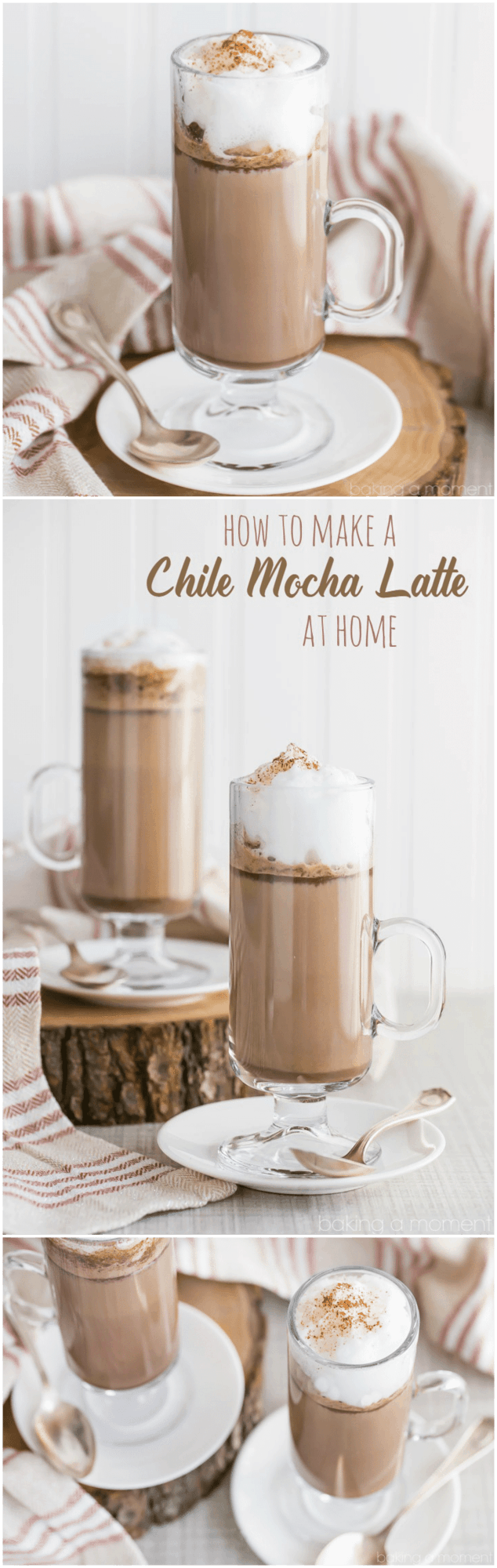 How to Make a Chile Mocha Latte at Home- this tastes exactly like the Starbuck's version!