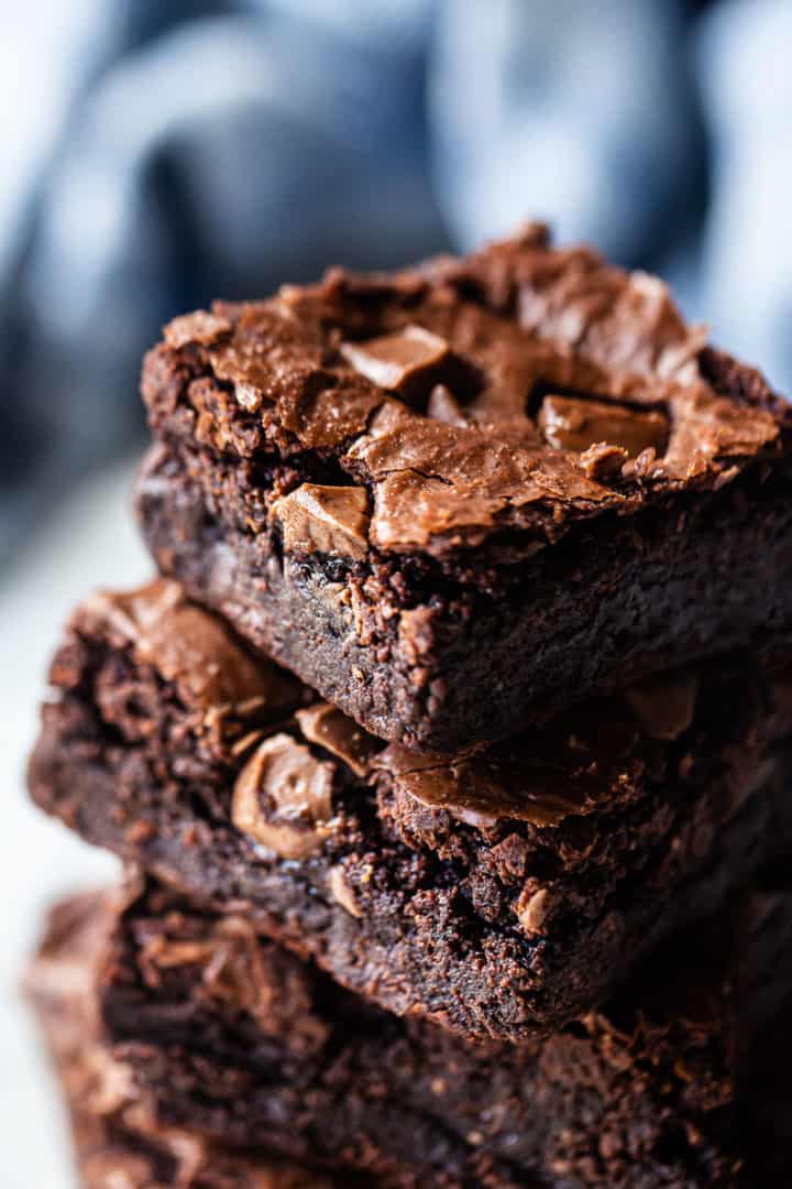 Brownies from Scratch Easy recipe, so fudgy & rich